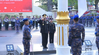 Wakapolda Jambi Pimpin Upacara HUT ke-81 Kemerdekaan RI, Ajak Wujudkan Jambi yang Adil dan Makmur